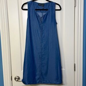 DKNY Jeans Denim Dress Womens Medium - Sleeveless with Pockets